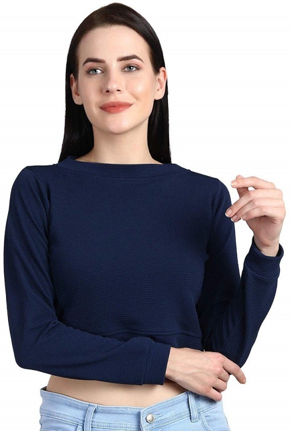 full sleeve t shirts for womens flipkart