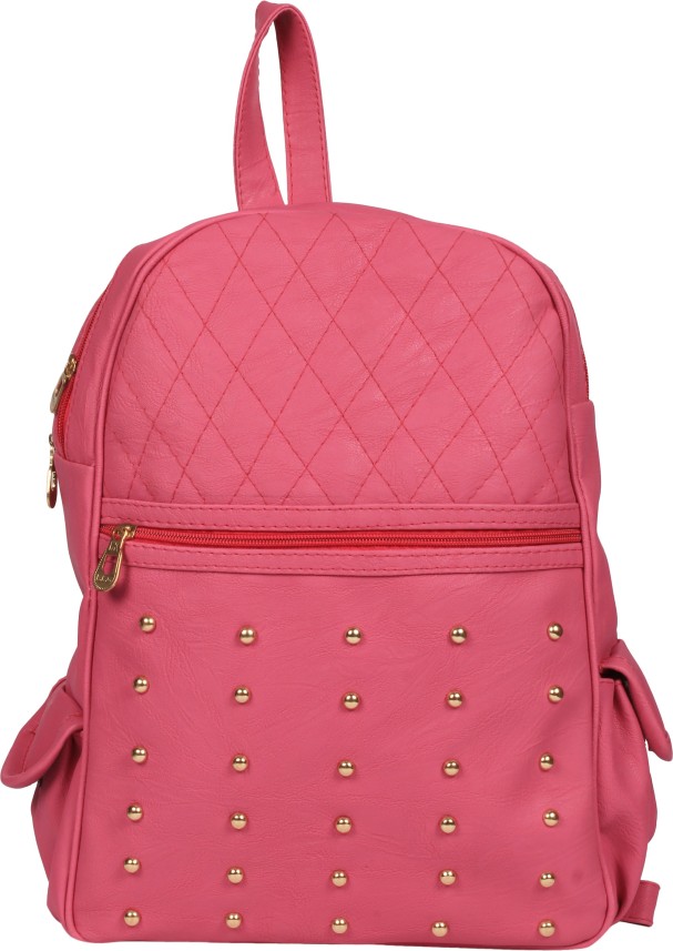 pink fashion backpack