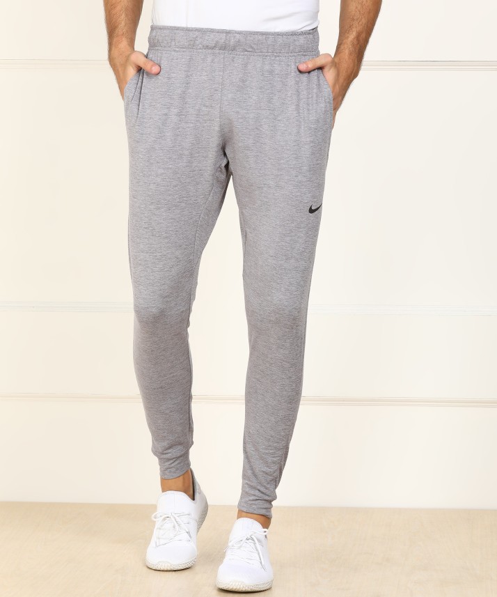 nike solid men's track pants