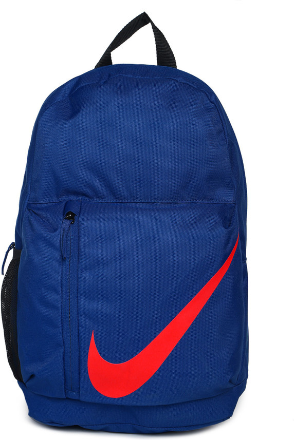blue and red nike backpack