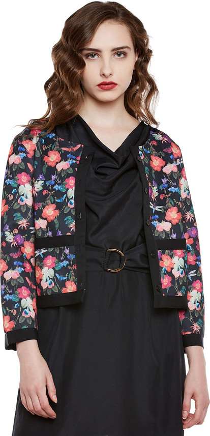 floral print overcoat