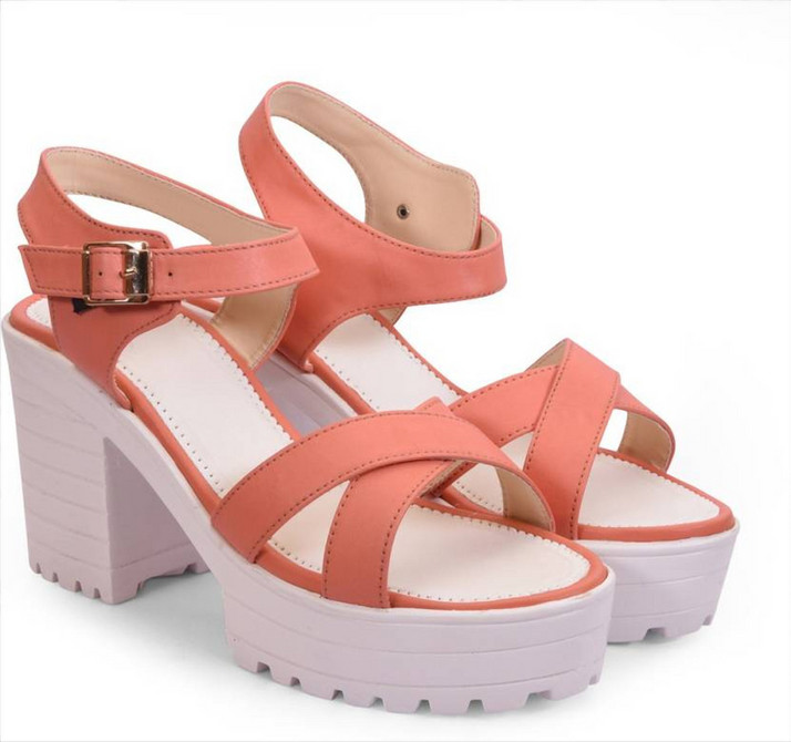 multicolor heels sandals