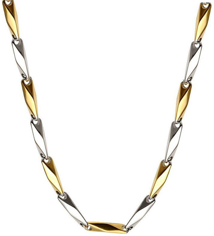 SILVERISH 18K Gold Plated Chain for Men 