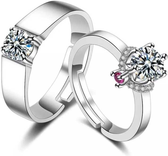 Blueshine Couple Rings King And Queen For True Lovers Perfect
