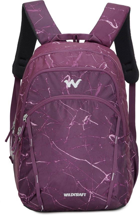 wildcraft purple backpack