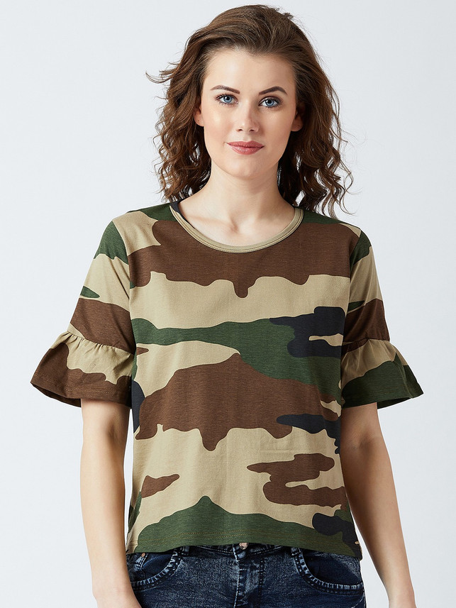 camouflage t shirt flipkart