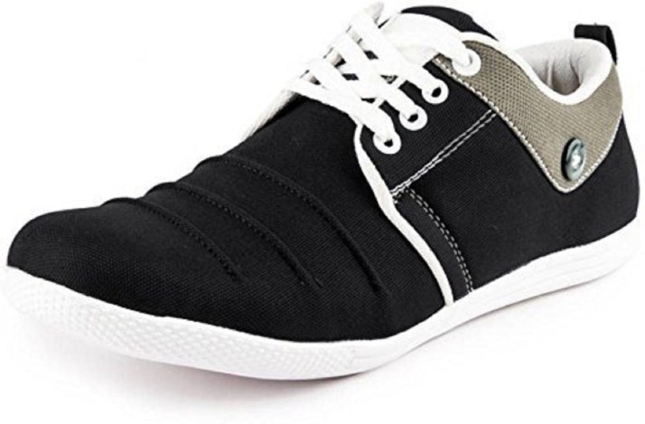 black casual sneakers for men