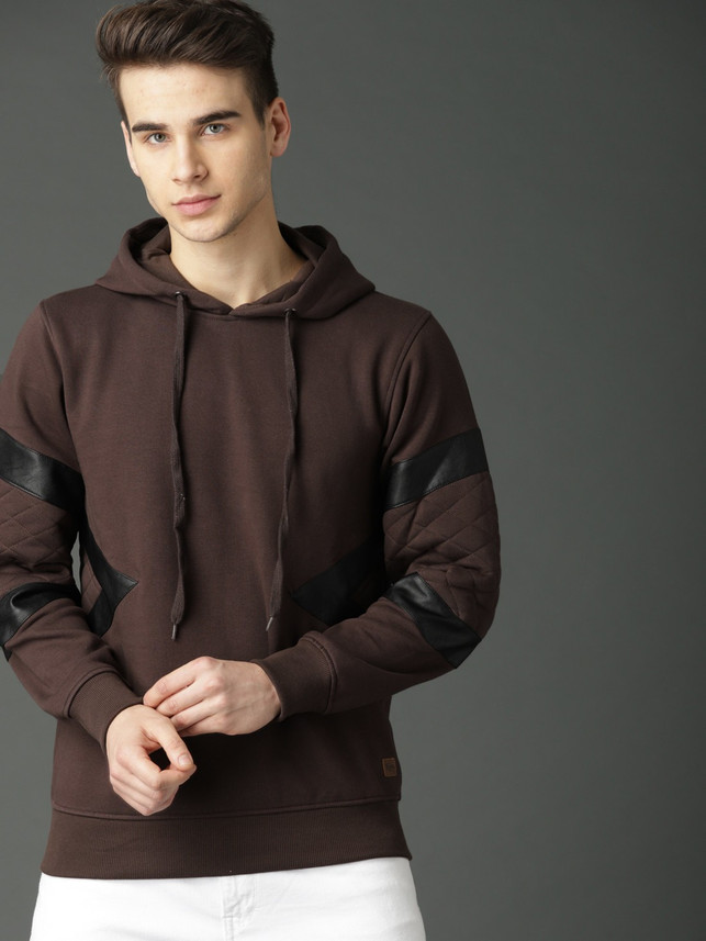 roadster full sleeve solid men's sweatshirt