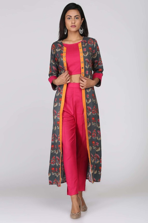 palazzo suit with jacket online