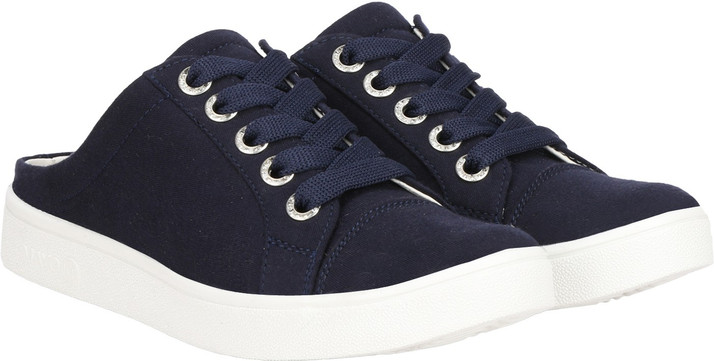 womens navy canvas shoes