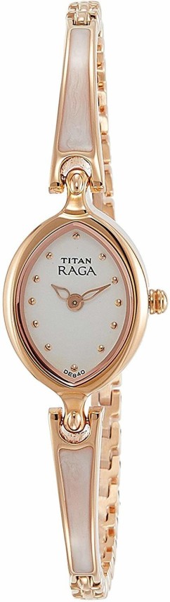 titan raga rose gold flipkart