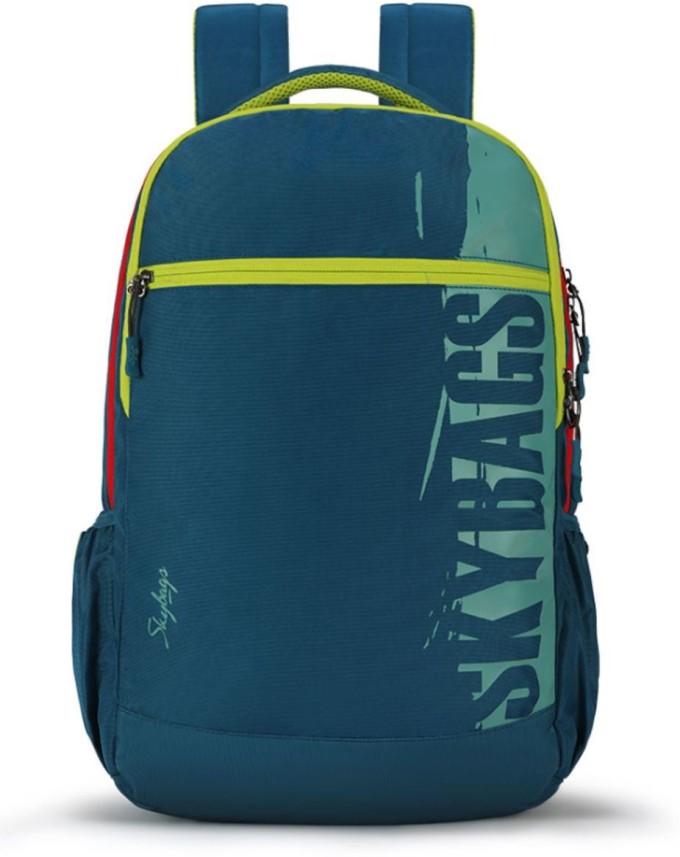 skybags geek 48 ltrs blue laptop backpack