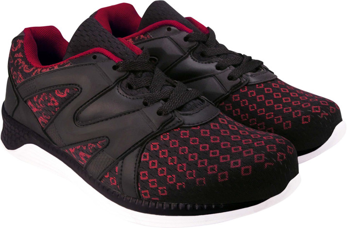 action black sports shoes