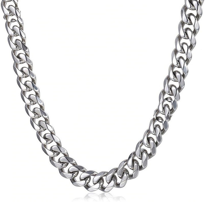 SILVERISH Matte Finish Silver Chain for 