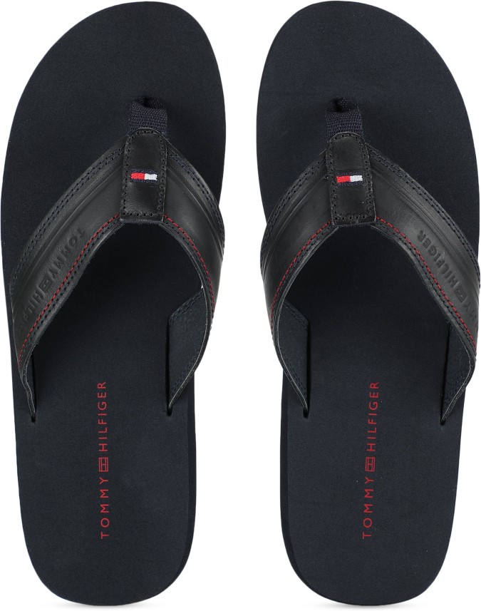 tommy hilfiger leather chappals