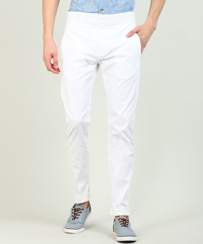 levis white trousers