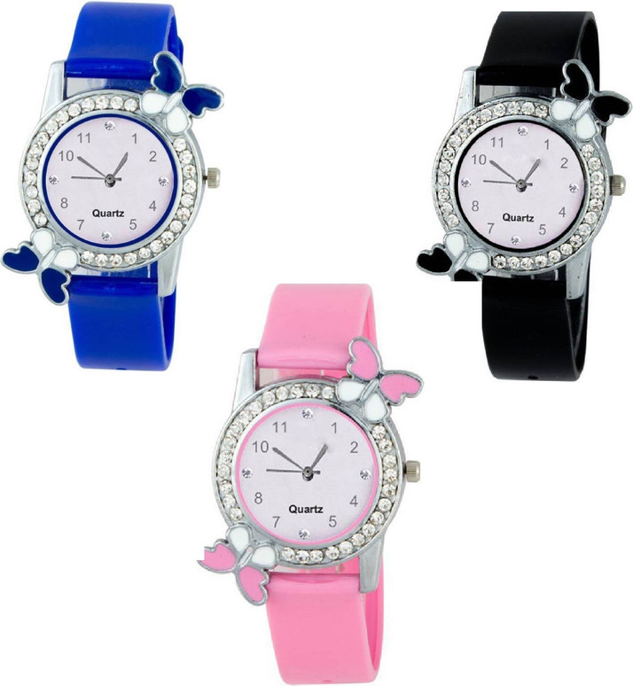 girls watch pink colour