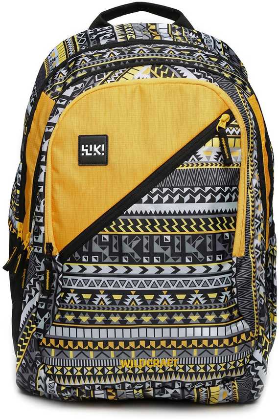 Wildcraft Wiki 7 Aztec 6 Yellow 31 L Backpack Grey Yellow Price In India Flipkart Com