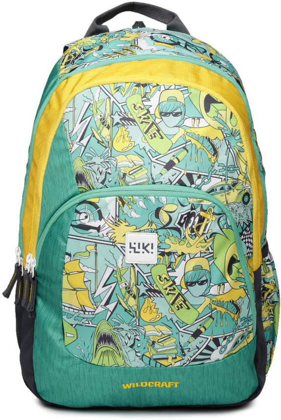 wildcraft green backpack