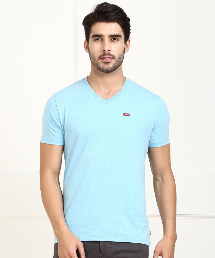 levis light blue t shirt