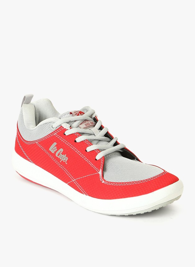 lee cooper red sneakers
