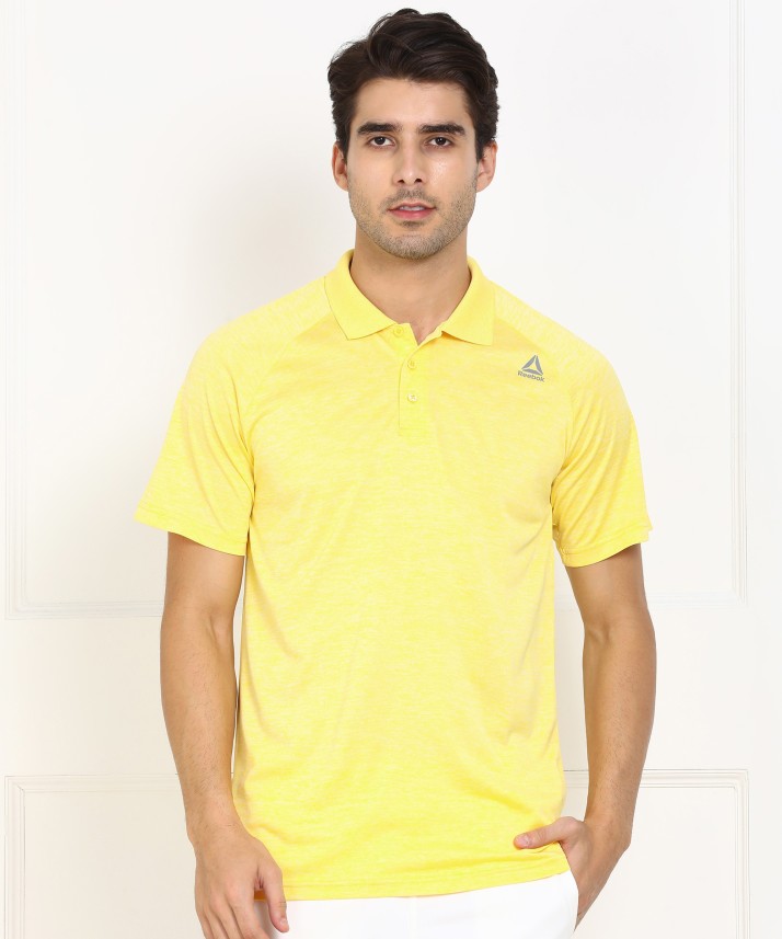 yellow reebok shirt