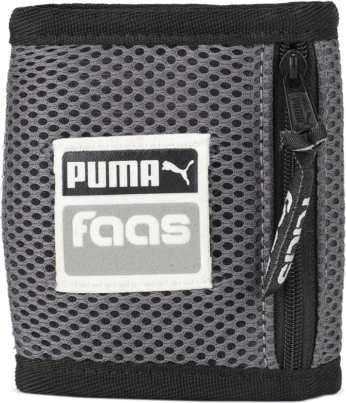 Puma Men Black, Grey Fabric Wallet 