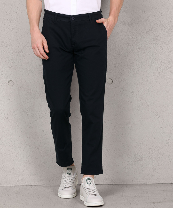 METRONAUT Slim Fit Men Cotton Lycra 