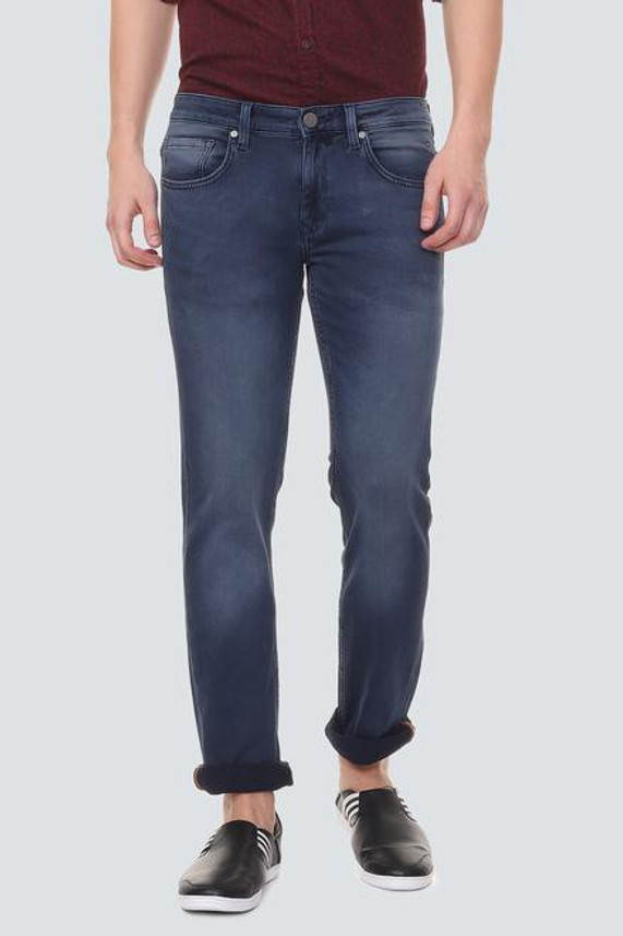 Louis Philippe Jeans Slim Men Blue 