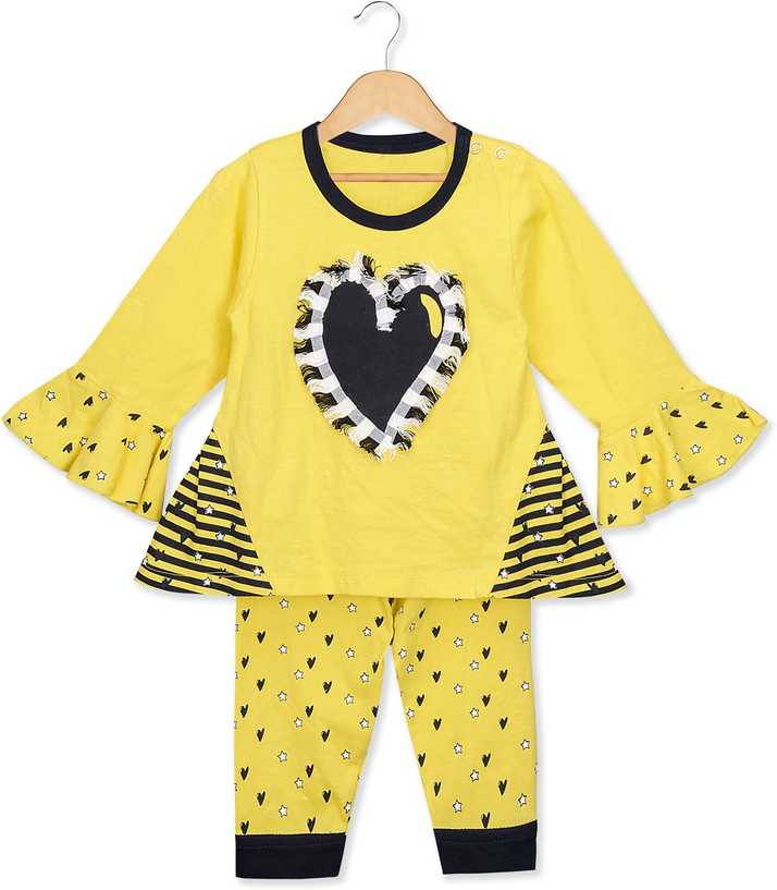 Pure Hugs Baby Boys Baby Girls Casual Top Pyjama Price In