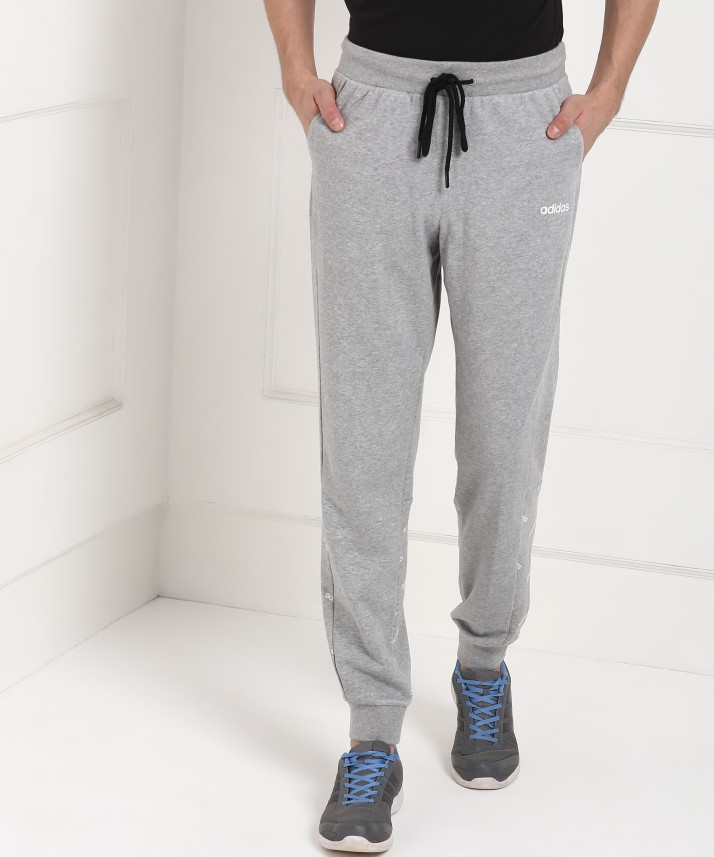 ADIDAS Self Design Men Grey Track Pants 