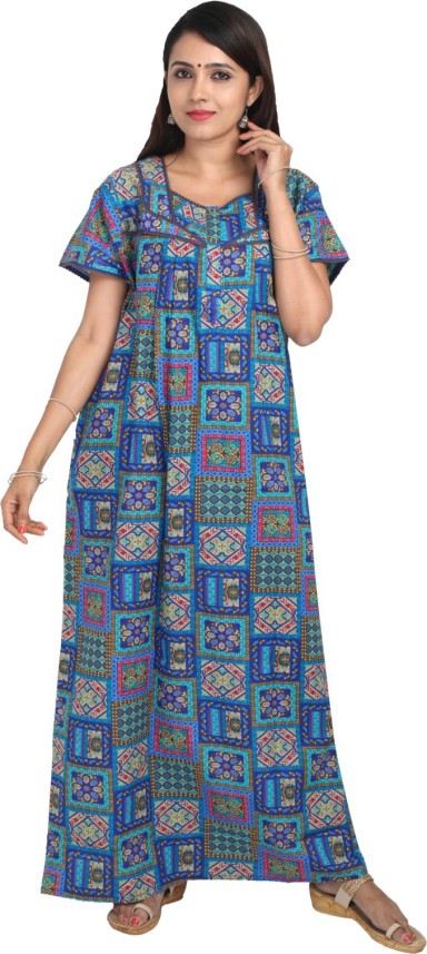 cotton nighty on flipkart