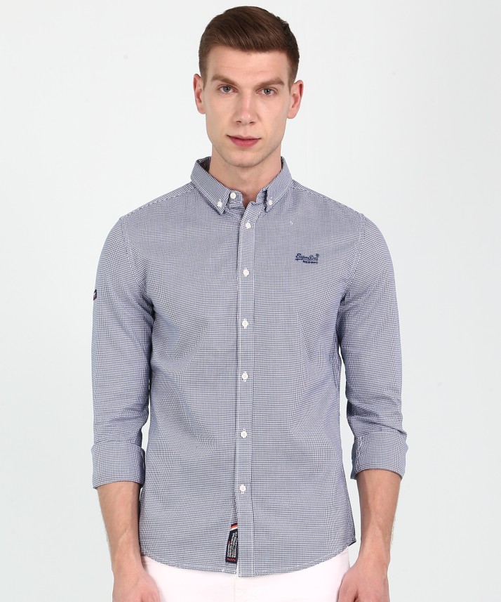 superdry blue shirt