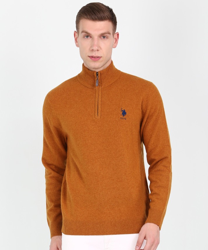 us polo high neck sweater