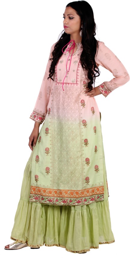 kurti sharara set flipkart