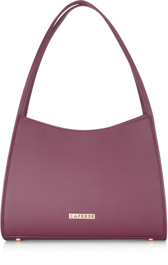 maroon satchel
