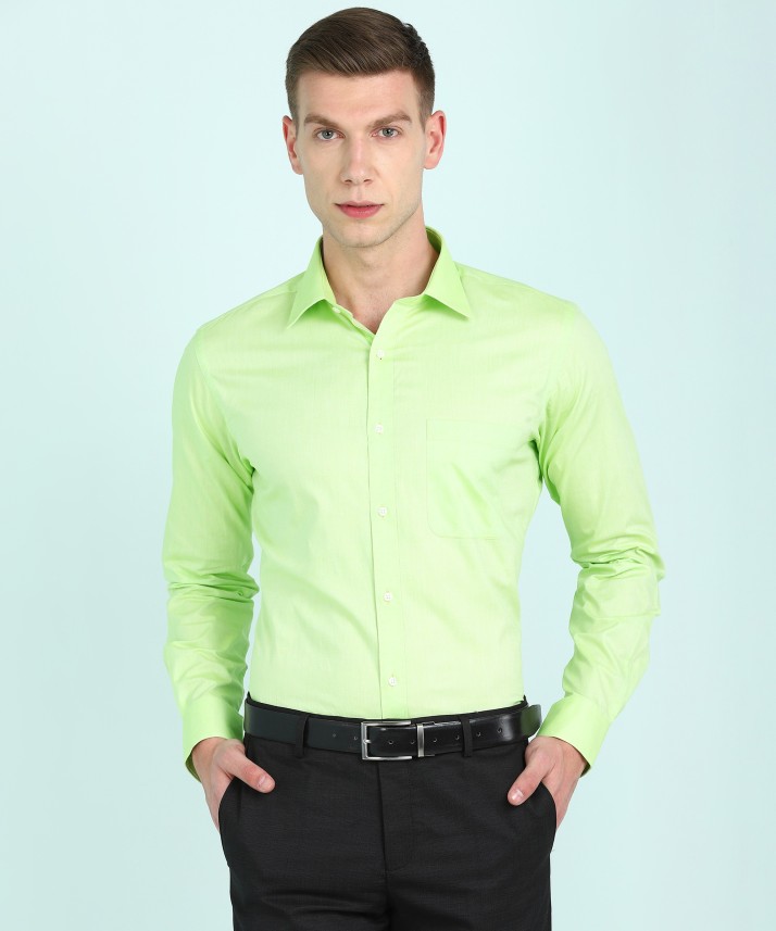 light green formal shirt