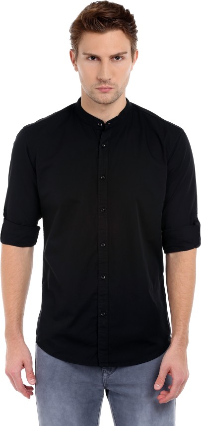 black shirt for men