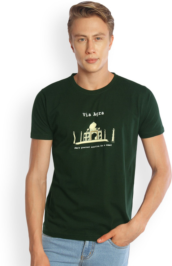 tantra Graphic Print Men Round Neck 