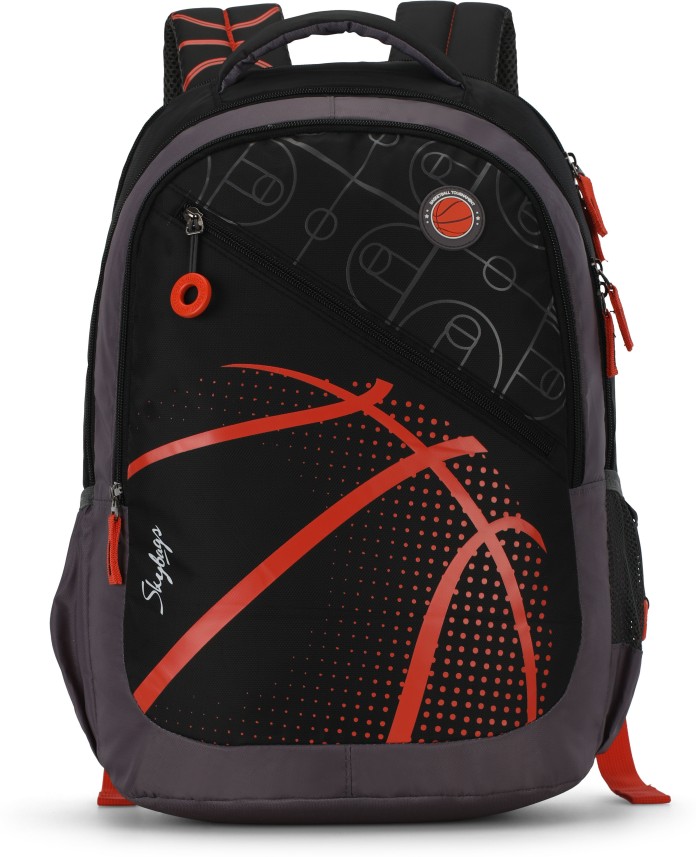 skybags orange and black