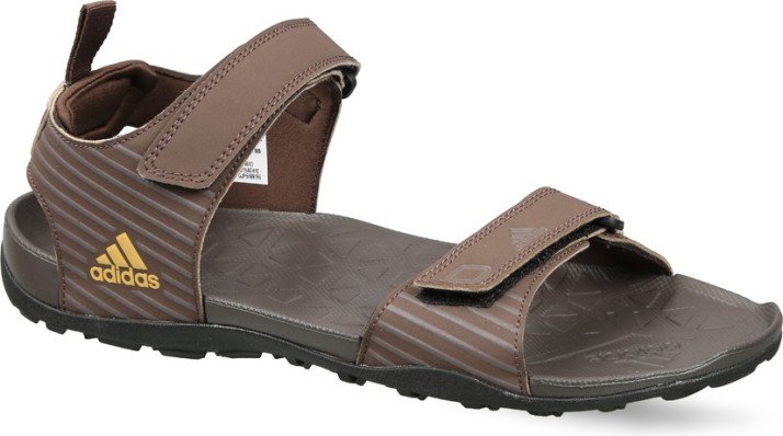 brown adidas sandals