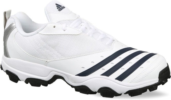 adidas white cricket shoes