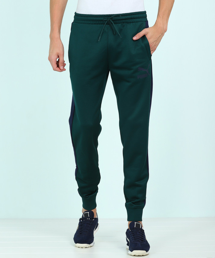 puma green track pants