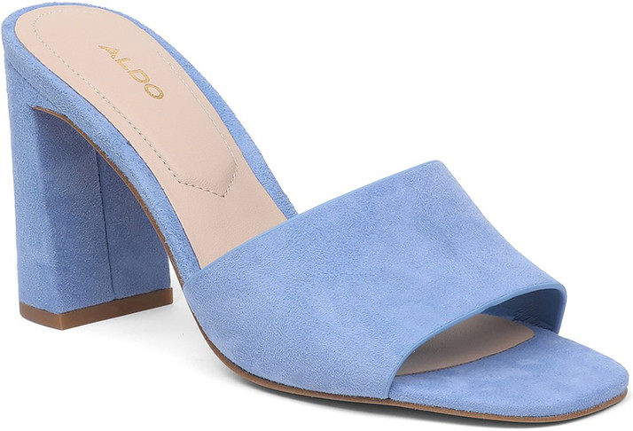 aldo blue heels
