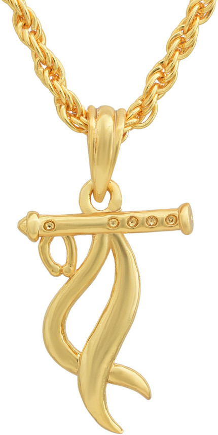 Gold-plated Brass Pendant 