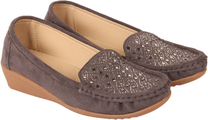grey loafers womens uk