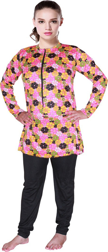 covered swimming costume