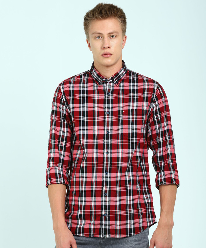 tommy hilfiger checkered shirt