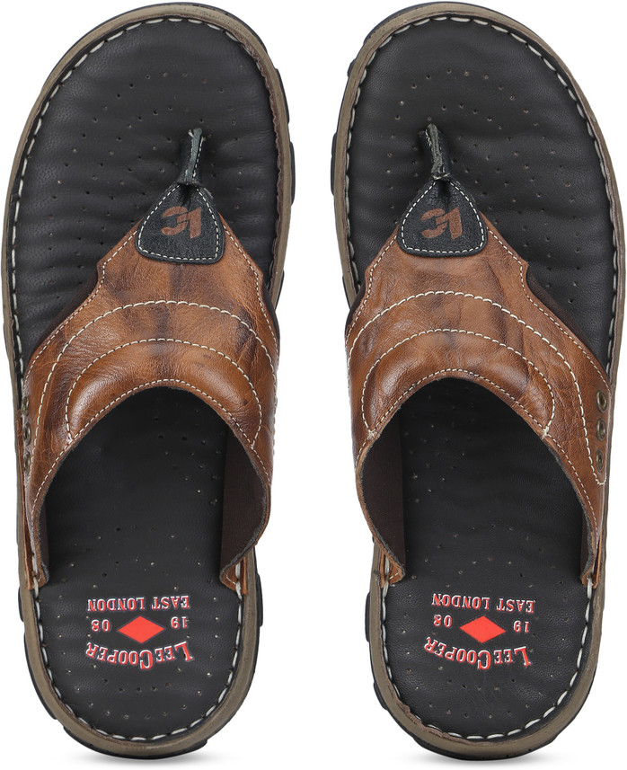 lee cooper leather sandals flipkart