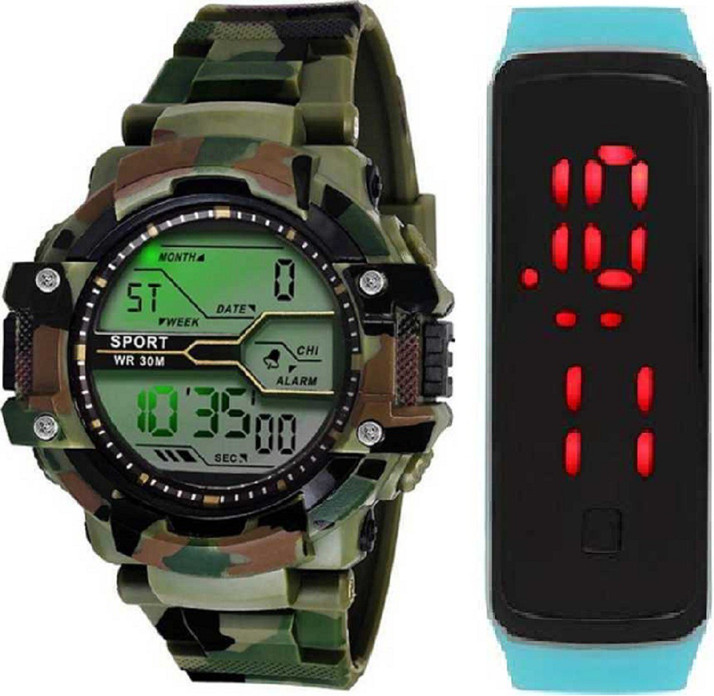 how to set date in led watch